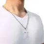 P. BLAKE Stainless Steel Cross Pendant Necklace for Men Boys Jewelry Gift, Chain Necklace 24 Inch P. BLAKE Stainless Steel Cross Pendant Necklace for Men Boys Jewelry Gift, Chain Necklace 24 Inch