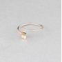 METTU Silver and Rose Gold Open Adjustable Love Arrow Ring for Girls