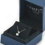 1/3ct Round Solitaire 14k White Gold Diamond Pendant