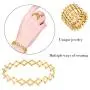 memorial jewelry Magic 3-in-1 Folding Retractable Ring Bracelet Stainless Steel Bracelet Telescopic Rings Bracelet