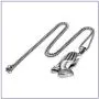Fusamk Fashion Stainless Steel Prayer of Hand Pendant Necklace,24'' Link Chain Fusamk Fashion Stainless Steel Prayer of Hand Pendant Necklace,24'' Link Chain