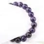 Natural Stone Bracelet, 10mm Amethyst Gemstone Beads Healing Crystal Reiki Chakra Balancing Stretch Bracelets 7'', Stress Relief, Bring Luck and Prosperity Women Men Girls Gifts
