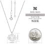 Annis Munn Lotus Necklace - 925 Sterling Silver Flower Pendant Necklace, Dainty Lotus Charm Valentines Day Jewelry