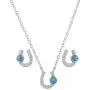 Montana Silversmiths Lightfoot Horseshoe Jewelry Set Montana Silversmiths Lightfoot Horseshoe Jewelry Set