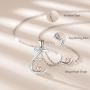 CELESTIA Initial Sterling Silver Necklaces for Women, Letter Heart Pendant Necklace 26 Alphabet Jewelry Personalized Gifts - 18 Chain
