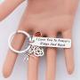 SEIRAA Outlander Inspired Jewelry Irish Jewelry Outlander Lover Gift Outlander Claire Fraser Keychain I Love You to Fraser’s Ridge and Back Keychain