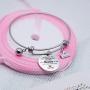 Jewelady Cuff Bangle Bracelet You are Braver Than You Believe Stainless Steel Inspirational Bracelet