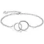 Blingfox 925 Sterling Silver Two Interlocking Infinity Circles Bracelet, Gift for Sister Friend Mother Blingfox 925 Sterling Silver Two Interlocking Infinity Circles Bracelet, Gift for Sister Friend Mother