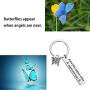 MAOFAED Butterfly Gift Butterfly Memorial Gift Butterfly Lover Gift Loss of Love One Gift Butterflies Appear When Angels are Near