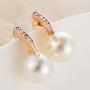 YAZILIND Imitation Pearl Pendant Necklace Stud Earrings Women Jewelry Sets Elegant Dainty Party Accessories