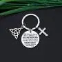 CYTING May Those Who Love Us Love Us Irish Blessing Keychain with Celtic Trinity Knot Good Luck Jewelry Long Distance Relationship Going Away Gifts for Family Friends CYTING May Those Who Love Us Love Us Irish Blessing Keychain with Celtic Trinity Knot Good Luck Jewelry Long Distance Relationship Going Away Gifts for Family Friends