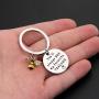 HOLLP Teacher Keyring Gift You Will Always Bee My Favorite Teacher Keychain Bee Jewelry Teacher Appreciation Teacher Keepsake End of Year Gift