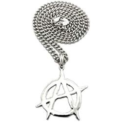 GWOOD Anarchy Pendant with 20 or 24 Inch Long Necklace