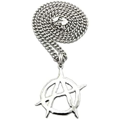 GWOOD Anarchy Pendant with 20 or 24 Inch Long Necklace