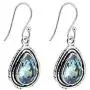 YoTreasure 1.35'' Blue Topaz Solid Sterling Silver Dangle Earrings YoTreasure 1.35'' Blue Topaz Solid Sterling Silver Dangle Earrings