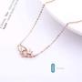 ANAZOZ 925 Sterling Silver Necklace for Women, Cubic Zircnia Planet Pendant Necklaces