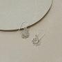 Boma Jewelry Sterling Silver Lotus Dangle Earrings