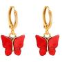 9 Pairs Of Butterfly Earrings, Acrylic Colored Earrings Women And Girls Fashion Jewelry Gift
