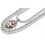 Shiny Jewelers USA Mens Iced Out Rapper Mask Hip Hop Pendant 1 Row CZ Tennis Miami Cuban Link Chain Necklace
