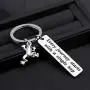 ENSIANTH Every Journey Starts with A Single Hop Keychain Frog Lover Gifts Travel Quote Motivational Jewelry Graduation Student Gift
