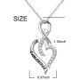 I Am Enough Jewelry Sterling Silver With CZ Pendant Necklace Anklet for Women