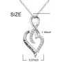 I Am Enough Jewelry Sterling Silver With CZ Pendant Necklace Anklet for Women
