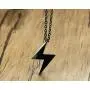 PJ Jewelry Stainless Steel Lightning Bolt Pendant Lightning Flash Thunder Necklace for Men,20'' Chain PJ Jewelry Stainless Steel Lightning Bolt Pendant Lightning Flash Thunder Necklace for Men,20'' Chain