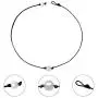 Liumart Single Pearl Choker Necklace on Genuine Leather Cord Handmade Jewelry Gift Liumart Single Pearl Choker Necklace on Genuine Leather Cord Handmade Jewelry Gift