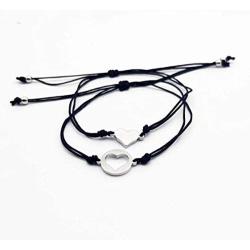 Binami Mother Daughter Bracelets Set for 2 Mommy and Me Heart Matching Bracelets Jewelry Gift for Mom Daughter