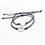 Binami Mother Daughter Bracelets Set for 2 Mommy and Me Heart Matching Bracelets Jewelry Gift for Mom Daughter