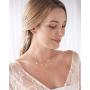 Dainty Letter Choker Butterfly Pendant Necklace 18k Gold Shaker Choker for Women Mama CZ Heart Pendant Chain Necklace 16