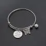 Zuo Bao Memorial Jewelry Sympathy Gift Now She Flies with Butterflies Butterfly Memorial Bracelet Loss Jewelry Gift for Her