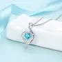 NUOKUN I Love You Mom S925 Sterling Silver Heart Pendant Necklace Mothers Birthday Gift NUOKUN I Love You Mom S925 Sterling Silver Heart Pendant Necklace Mothers Birthday Gift