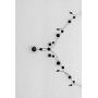 Faship Gorgeous Rhinestone Crystal Floral Necklace Earrings Set