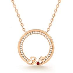CDE 925 Sterling Silver 20th 25th 30th 35th 45th 50th 55th 60th Birthday Gift Necklace Mothers Day Jewelry Gifts for Women Wife Mom Girlfriend Wedding Anniversary