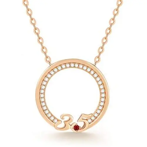 CDE 925 Sterling Silver 20th 25th 30th 35th 45th 50th 55th 60th Birthday Gift Necklace Mothers Day Jewelry Gifts for Women Wife Mom Girlfriend Wedding Anniversary CDE 925 Sterling Silver 20th 25th 30th 35th 45th 50th 55th 60th Birthday Gift Necklace Mothers Day Jewelry Gifts for Women Wife Mom Girlfriend Wedding Anniversary