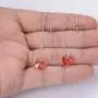 EVER FAITH 925 Sterling Silver Birthday Gift CZ Cute Love Heart Ear Threader Dangle Earrings