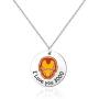 SUNSH I Love You 3000 Pendant Necklace for Women Teen Girls Boys Kids Couple Best Friends Cute Iron Man Fan Gift Inspirational Jewelry Friendship Sister Father Dad Son Mother Daughter Gifts
