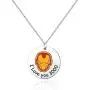 SUNSH I Love You 3000 Pendant Necklace for Women Teen Girls Boys Kids Couple Best Friends Cute Iron Man Fan Gift Inspirational Jewelry Friendship Sister Father Dad Son Mother Daughter Gifts
