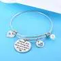 Nimteve Mother in Law Gifts Bracelet Bangle Jewelry for Step Daughter for Women Girls Nimteve Mother in Law Gifts Bracelet Bangle Jewelry for Step Daughter for Women Girls