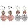 D.Rosse 2 pairs Boho Drop Coin Earring Round Dangle Hoops Handmade Retro Geometry Earring Copper Wire Women Jewelry D.Rosse 2 pairs Boho Drop Coin Earring Round Dangle Hoops Handmade Retro Geometry Earring Copper Wire Women Jewelry