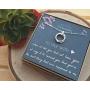 EFYTAL Wife Gifts, Wife Birthday Gift Ideas For Her, Romantic Sterling Silver 925 2 Thick Interlocking Circles Necklace Jewelry for Women, Cute Anniversary / Valentines Day Present