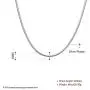 Huangiao 925 Sterling Silver 3mm Snake Chain Necklace Jewelry for Men Women (22 Inch) Huangiao 925 Sterling Silver 3mm Snake Chain Necklace Jewelry for Men Women (22 Inch)