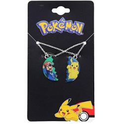 INOX Pokemon Pikachu & Ash Ketchum BF Pendant Necklace