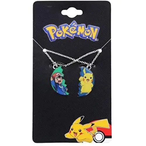 INOX Pokemon Pikachu & Ash Ketchum BF Pendant Necklace INOX Pokemon Pikachu & Ash Ketchum BF Pendant Necklace