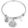 WUSUANED Inspirational Bracelet Gift Let Me Adjust My Crown and Get My Day Started