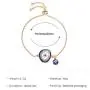 TseanYi Evil Eye Bracelet Chain Blue Cubic Zirconia Round Hand Chain Protection Bracelets Hand Jewelry Gift for Women and Girls (Blue) TseanYi Evil Eye Bracelet Chain Blue Cubic Zirconia Round Hand Chain Protection Bracelets Hand Jewelry Gift for Women and Girls (Blue)
