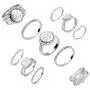 AILIN Personalized Monogram Rings 4 Designed Engraved CZ Stacking Name Rings Bands Wedding Promise Ring Gift for Mens Womens Girls Couples Heart Round Square Shape AILIN Personalized Monogram Rings 4 Designed Engraved CZ Stacking Name Rings Bands Wedding Promise Ring Gift for Mens Womens Girls Couples Heart Round Square Shape