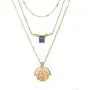 JUSZXY Gold Layered Necklace, Boho Multi-Layered Medallion Disc Coin Pendant 14K Gold Plated Dainty Chain Layering Choker Necklace for Women Girls Jewelry Mothers Day JUSZXY Gold Layered Necklace, Boho Multi-Layered Medallion Disc Coin Pendant 14K Gold Plated Dainty Chain Layering Choker Necklace for Women Girls Jewelry Mothers Day
