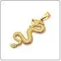 Fusamk Hip Hop Plated 18K Gold Stainless Steel Dragon Pendant Necklace Fusamk Hip Hop Plated 18K Gold Stainless Steel Dragon Pendant Necklace